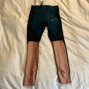 Women’s Xs tri-color metallic leggings